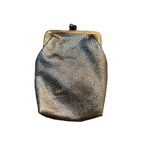 Vintage Retro Metallic Gold Cosmetic Bag - Picture 2 of 4